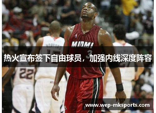 热火宣布签下自由球员，加强内线深度阵容